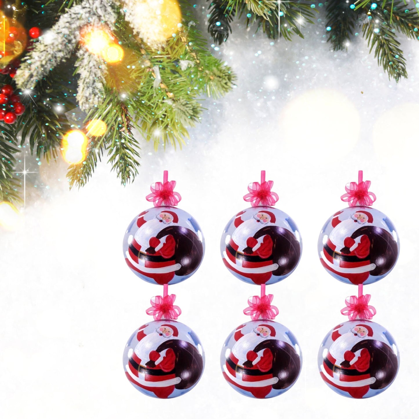 Colorful Glass Christmas Ornaments