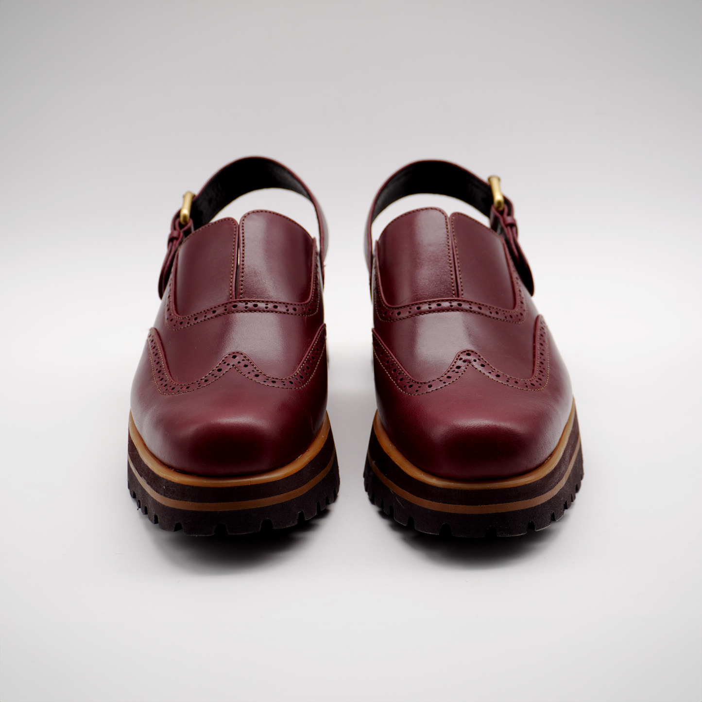 Yna Oxford Mules 2.0 (Wine Red)