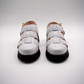 Evy Fisherman Mules (White)