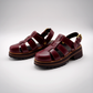 Evy Fisherman Mules 2.0 (Wine Red)