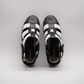 Evy Fisherman Mules (Black & White)