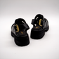 Evy Fisherman Mules (Black)