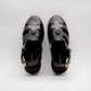 Evy Fisherman Mules (Black)