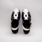 Evy Fisherman Mules (White & Black)