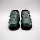 Evy Fisherman Mules (Emerald Green)