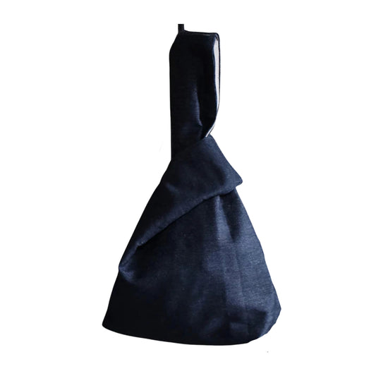 Denim Reversible Knot Bag