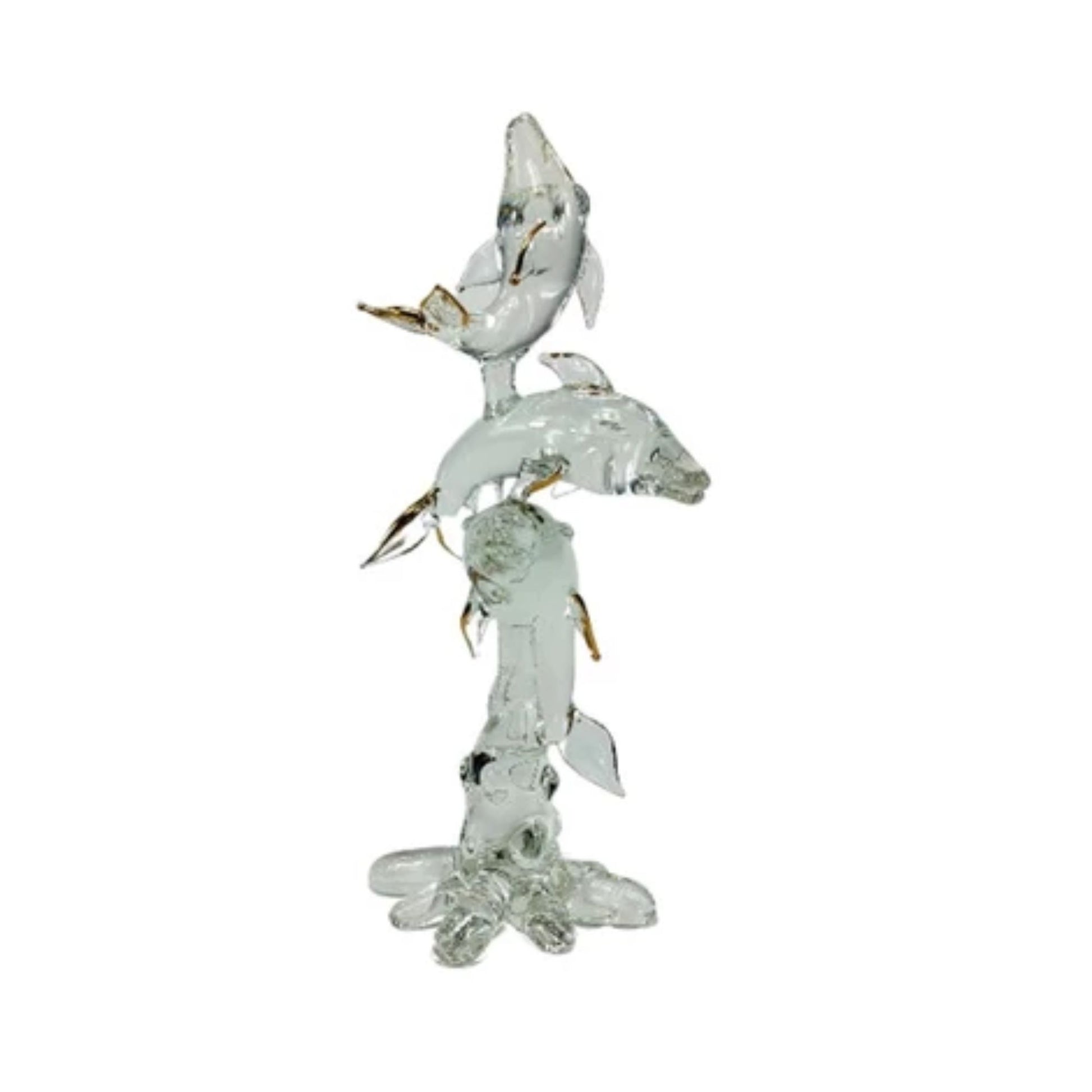 Dolphin Glass Figurine