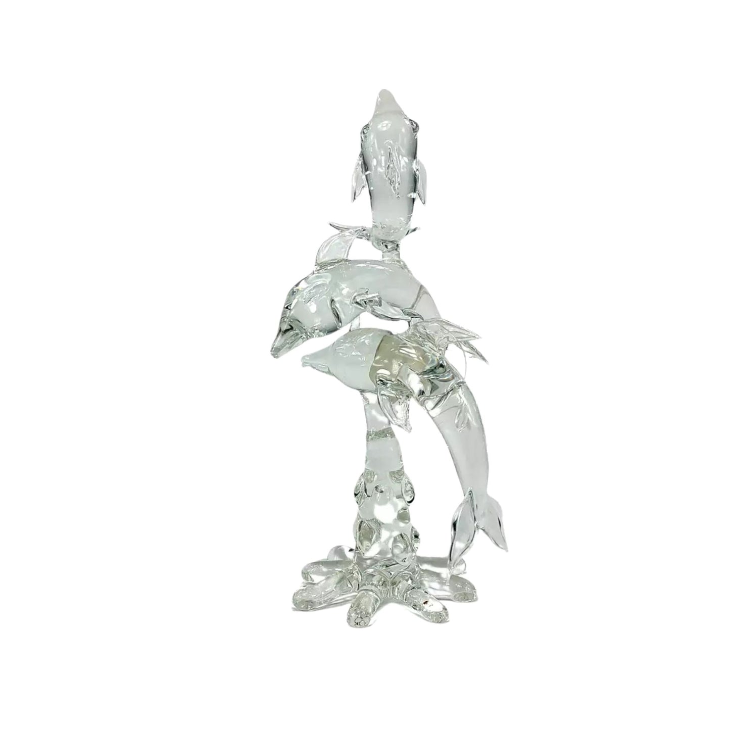 Dolphin Glass Figurine