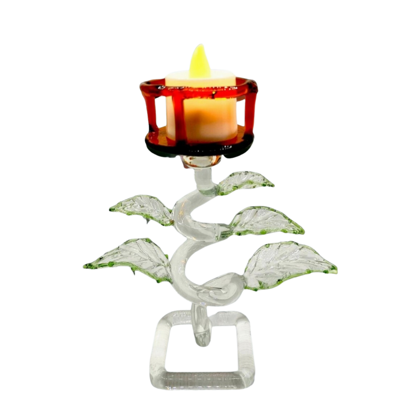 Light Candle Glass Holder