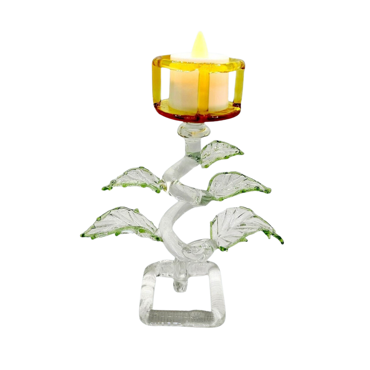 Light Candle Glass Holder