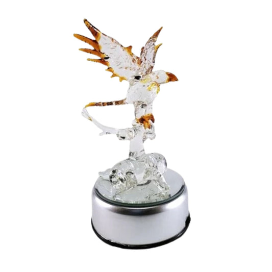 Glass Eagle Figurine