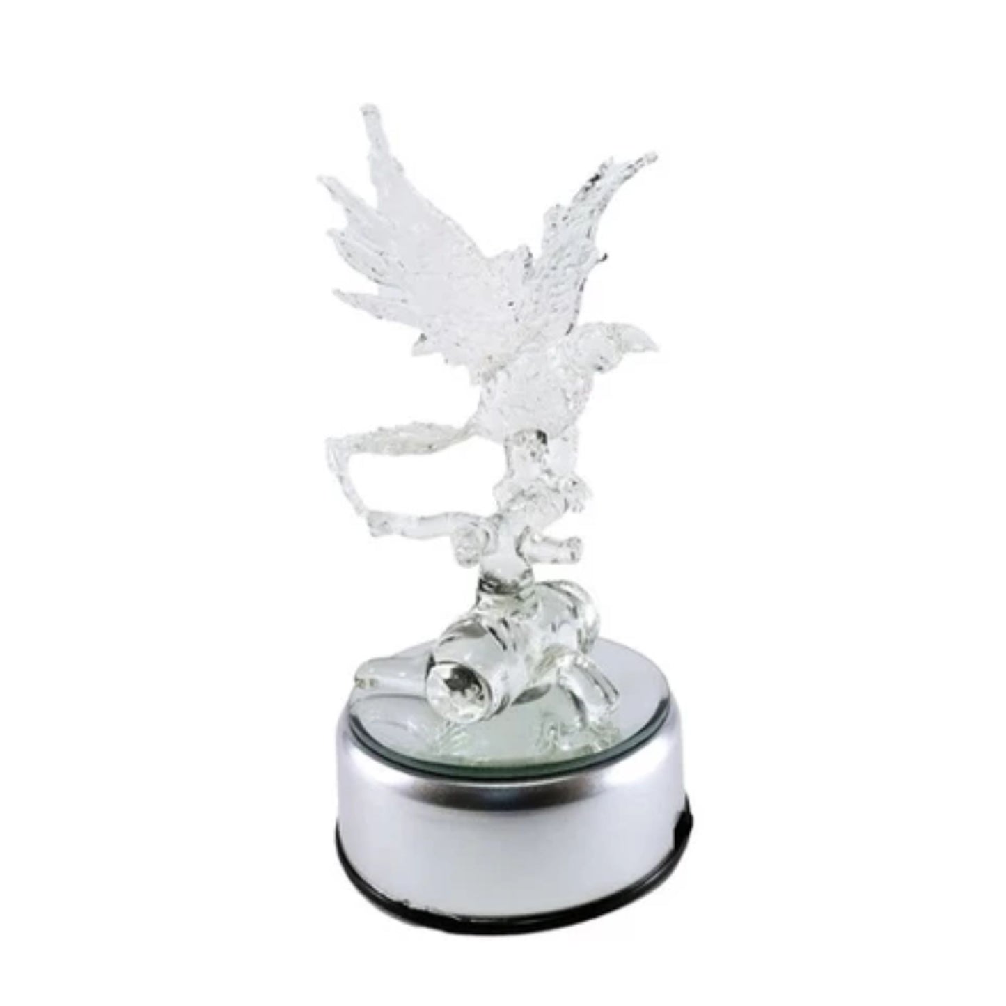 Glass Eagle Figurine