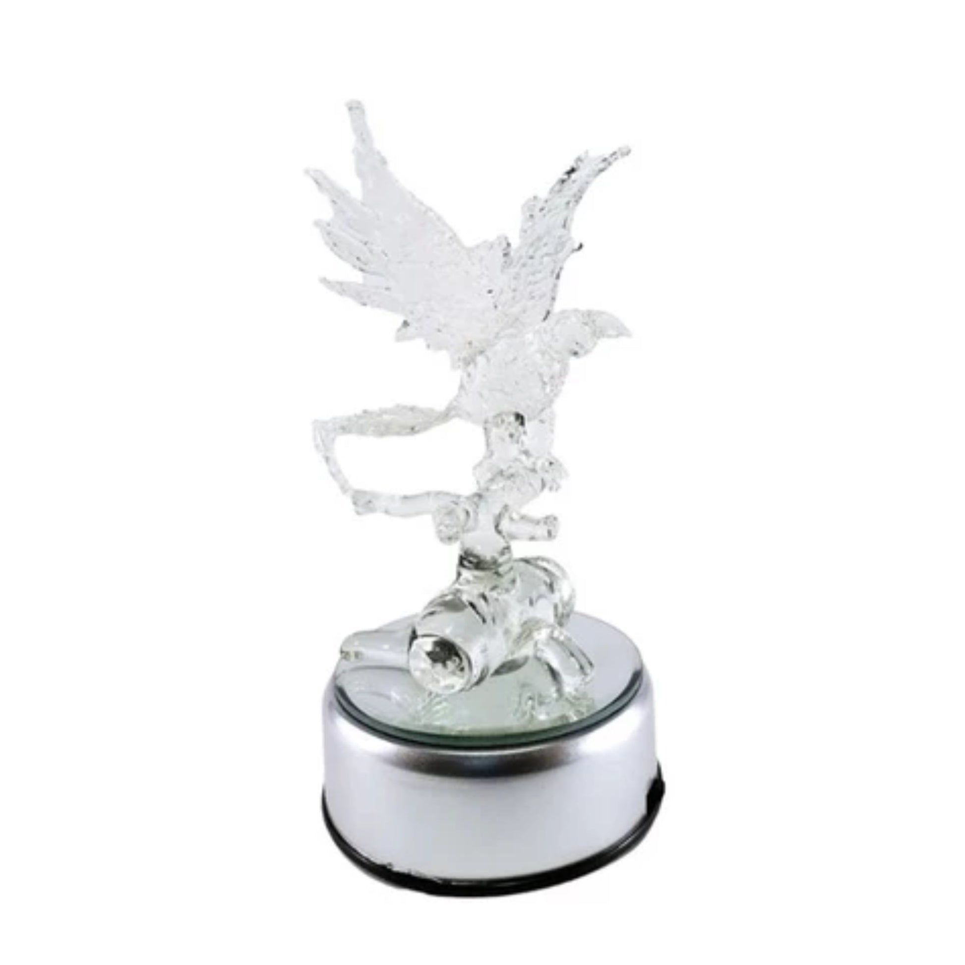 Glass Eagle Figurine