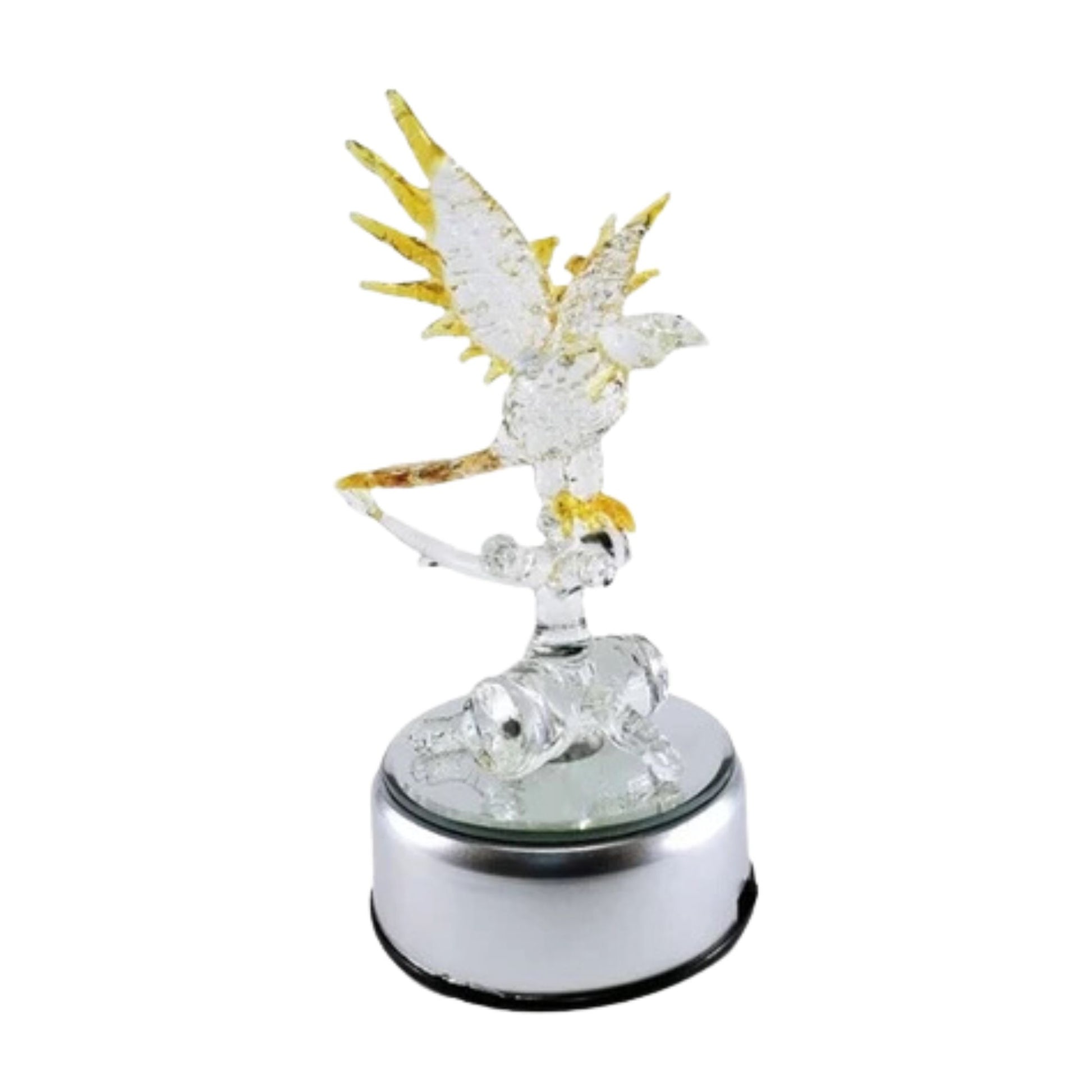 Glass Eagle Figurine