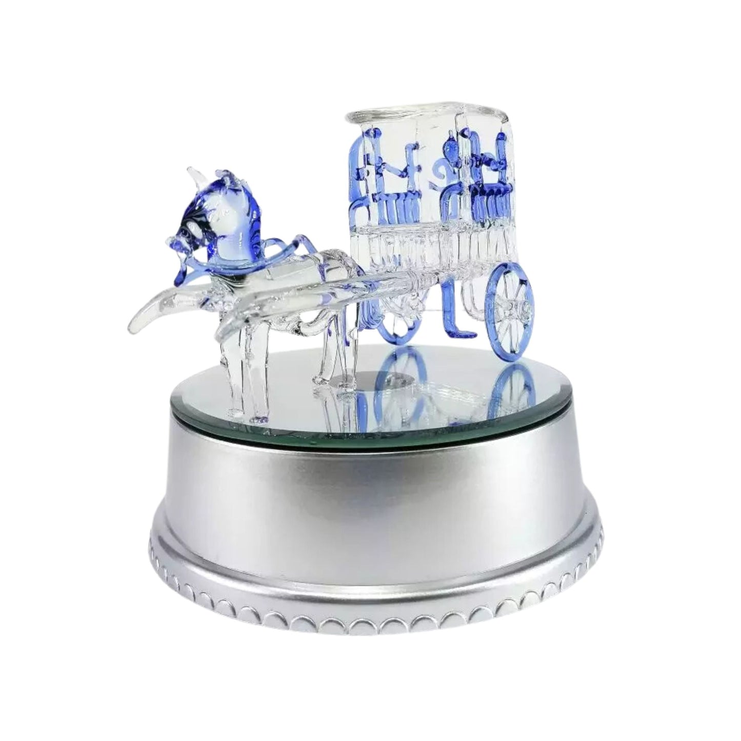 Glass Kalesa Horse Figurines