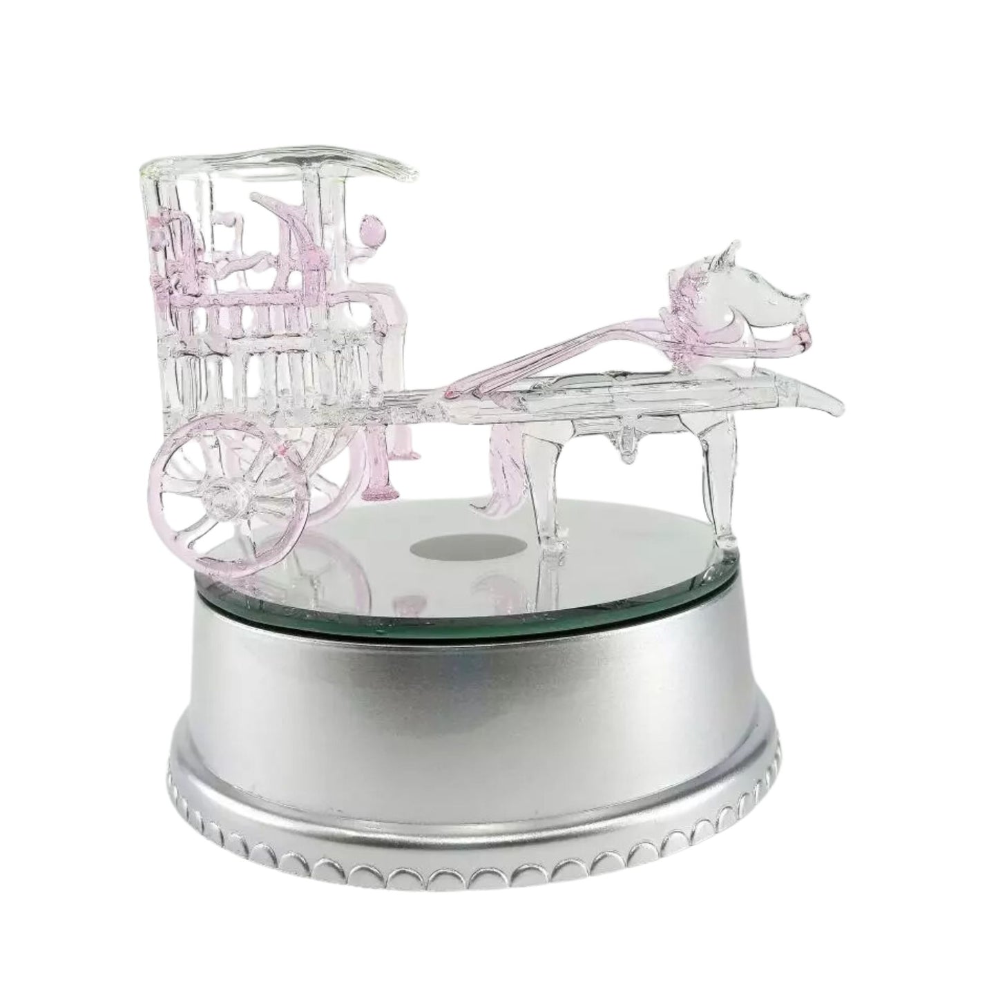 Glass Kalesa Horse Figurines