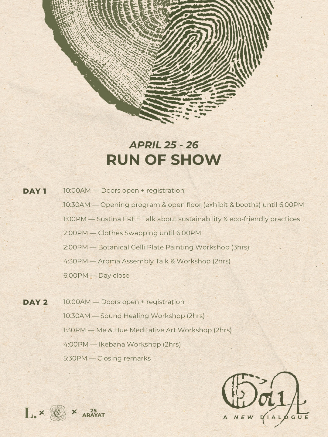 Gaia Workshops (April 25-26)