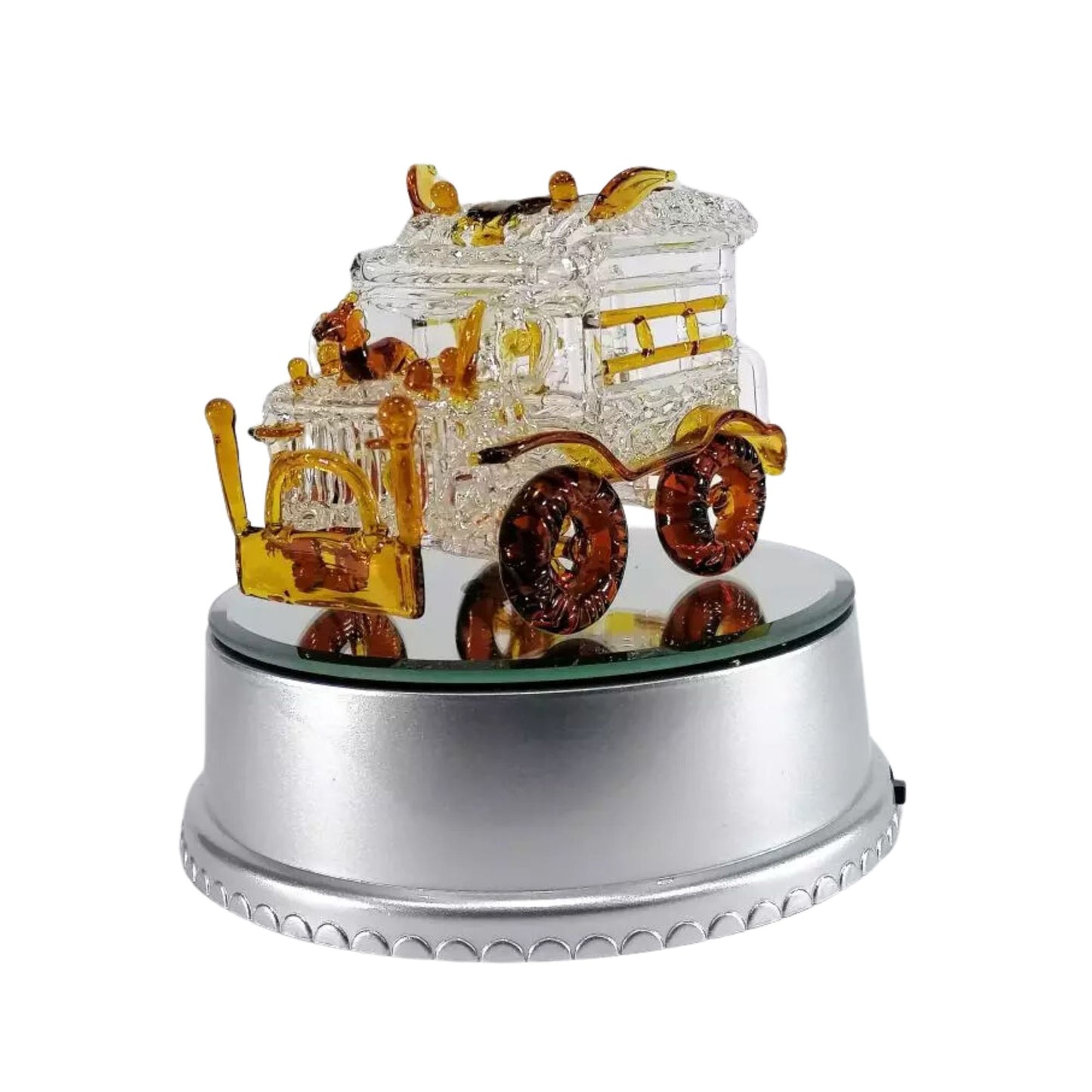 Jeepney Glass Figurine