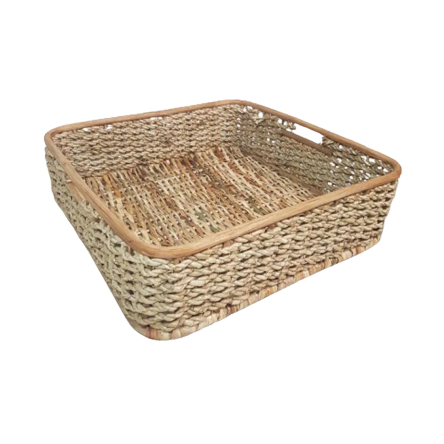 Ilokana Handicrafts Kitchen Buri Storage Tray Organizer