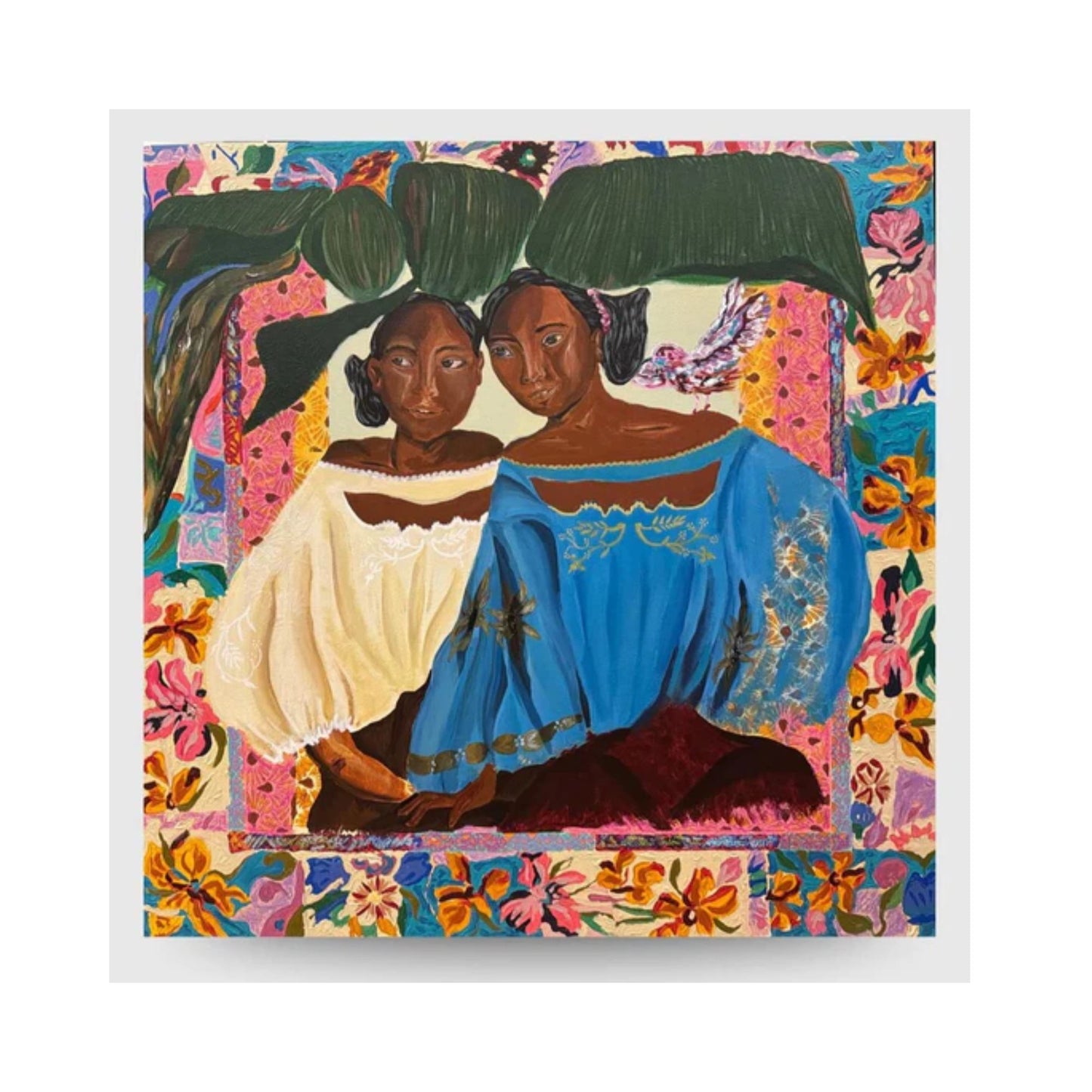 "Mari at Tes" Framed Painting Print (Limited Print)