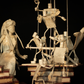 Alice in wonderland inspired book sculptured