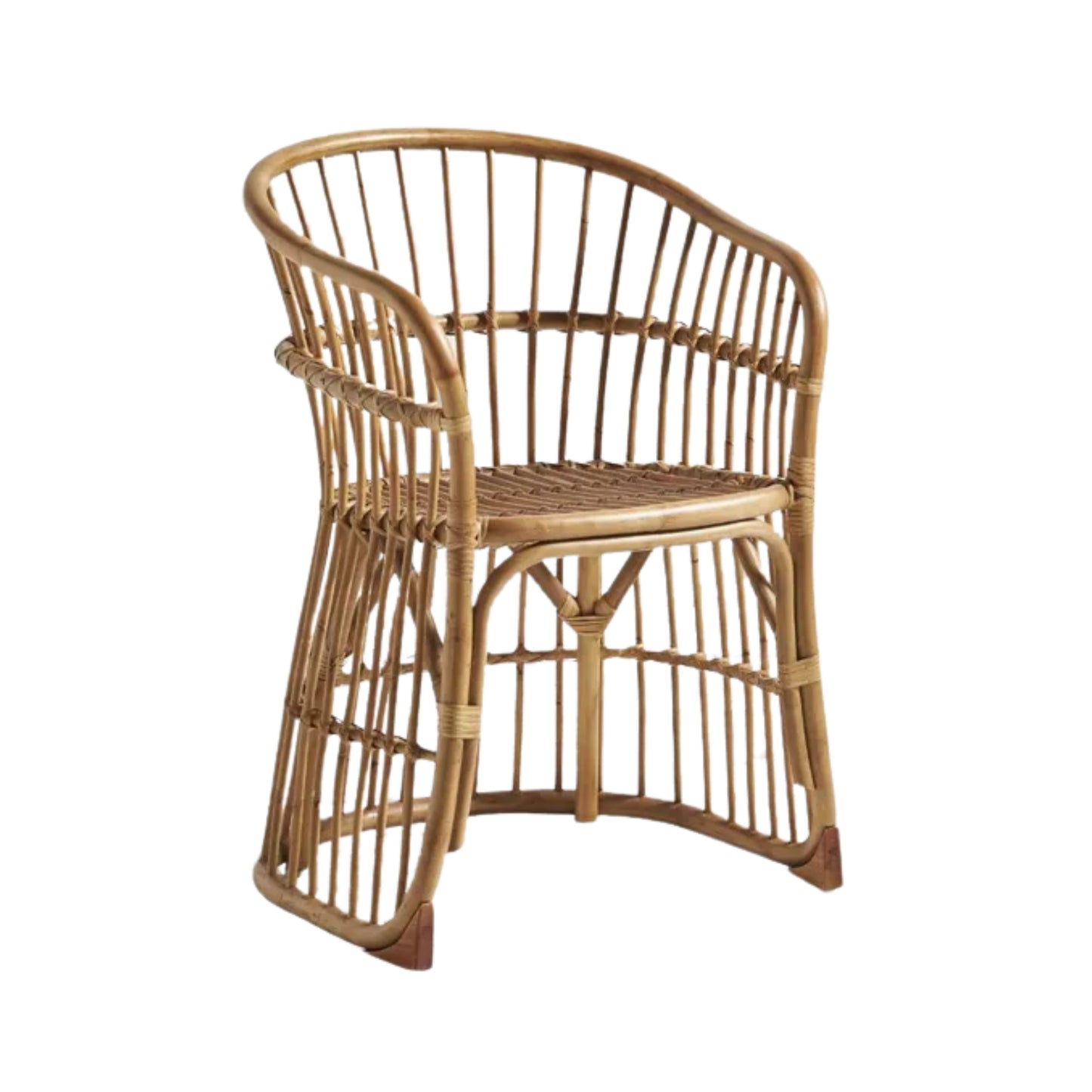 Ilokana Handicrafts Olivia Ratta Home Chair with Cushion
