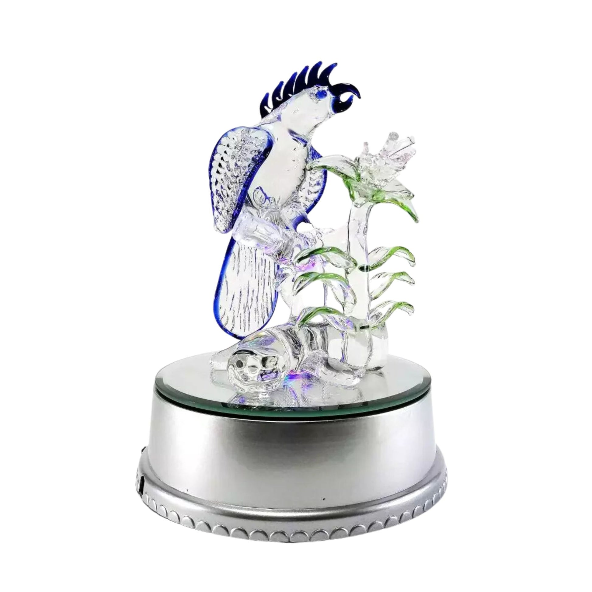 Parrot Bird Glass Figurines