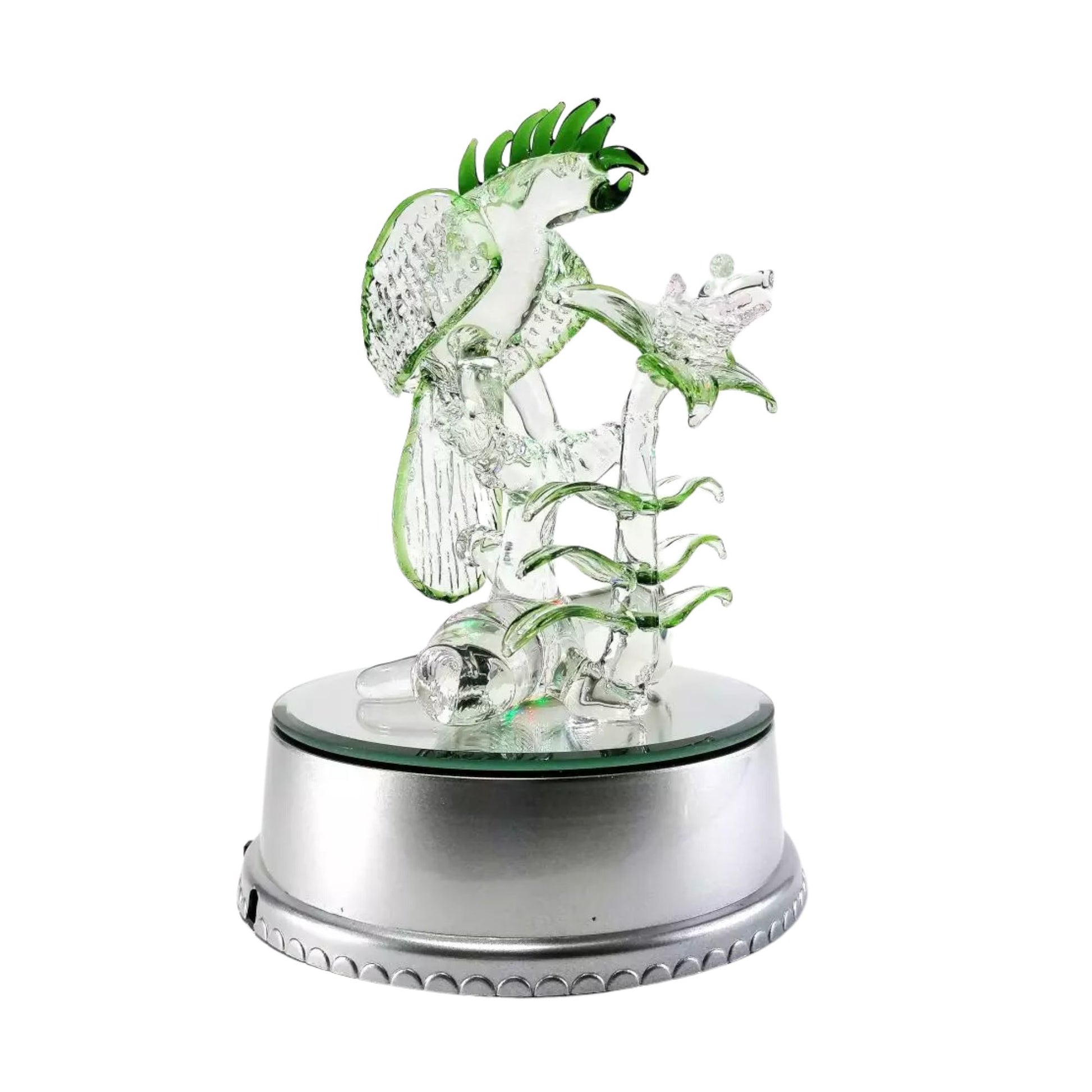 Parrot Bird Glass Figurines