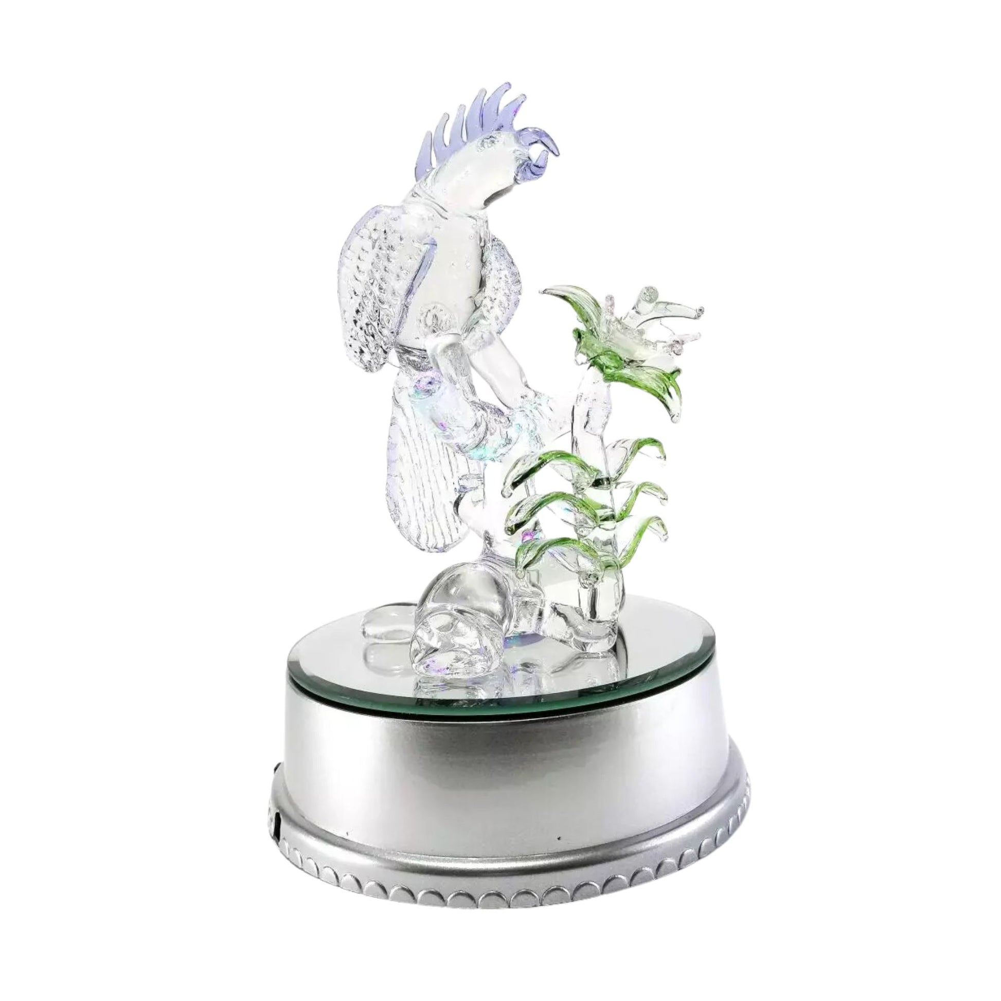 Parrot Bird Glass Figurines