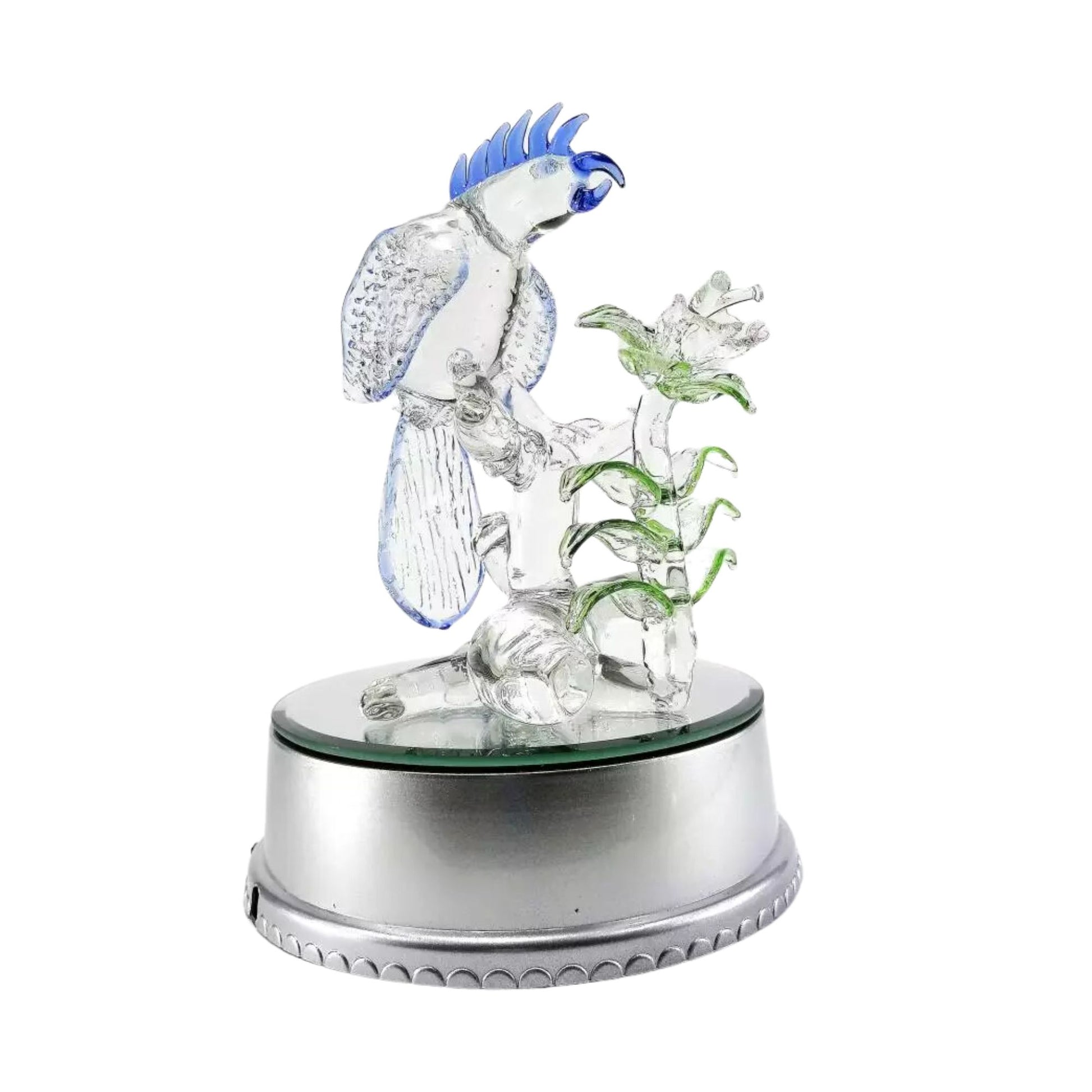 Parrot Bird Glass Figurines