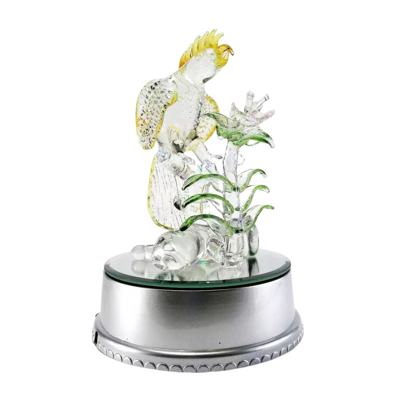 Parrot Bird Glass Figurines