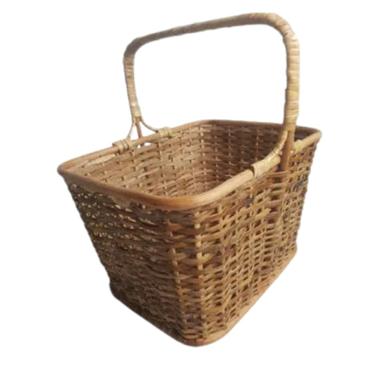 Ilokana Handicrafts Outdoor Woven Picnic Basket No lid