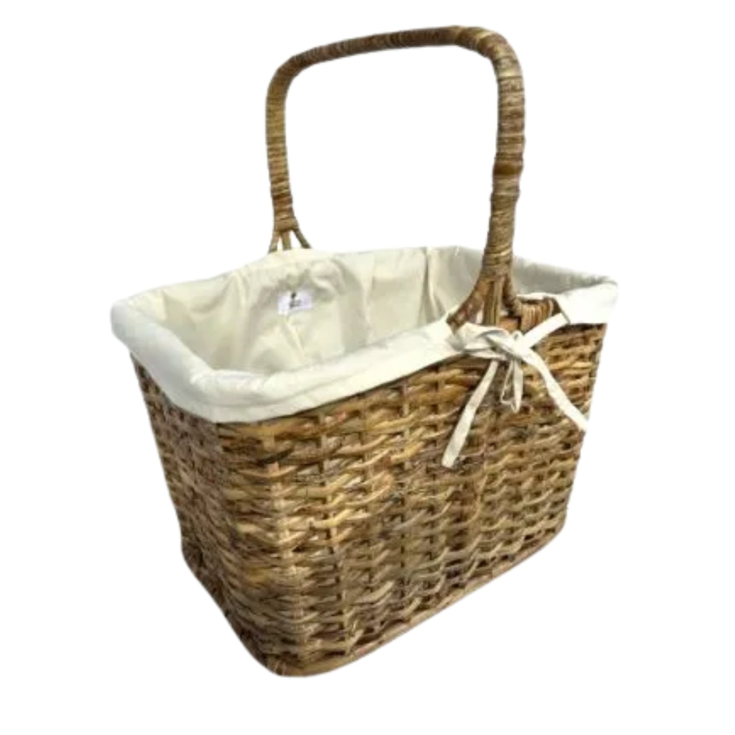 Ilokana Handicrafts Outdoor Woven Picnic Basket No lid