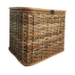 Ilokana Handicrafts Rattan Storage Basket Organizer with Lock