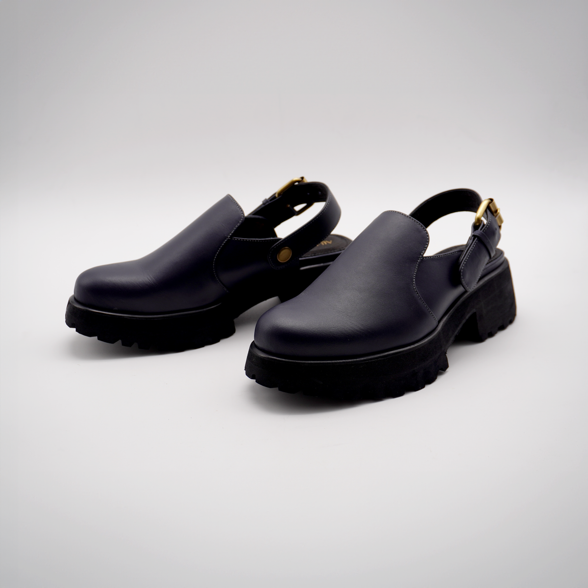 Pya Mules (Midnight Blue)