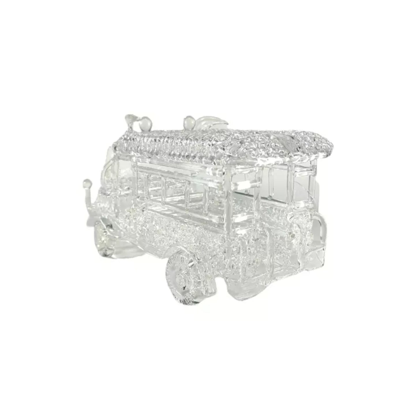 Pyrex Glass Philippine Jeepney Figurine