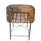 Ilokana Handicrafts Rattan Decorative Chair Dining & Office Chair