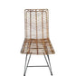 Ilokana Handicrafts Rattan Decorative Chair Dining & Office Chair