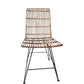 Ilokana Handicrafts Rattan Decorative Chair Dining & Office Chair