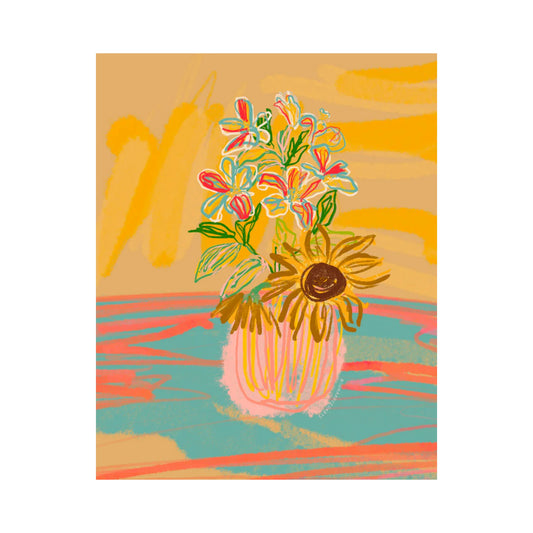 Sampaguita and Sunflower (Limited Print)