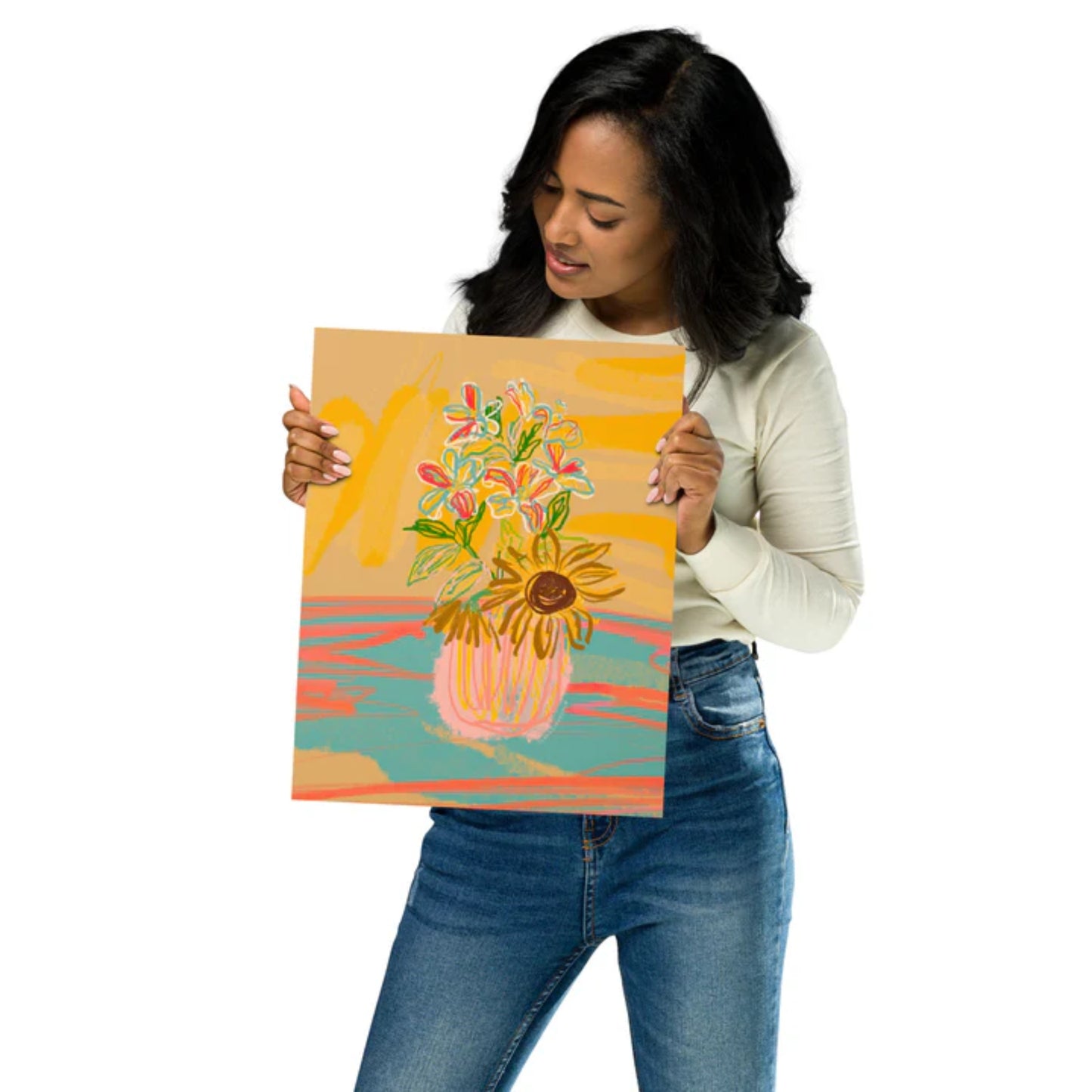 Sampaguita and Sunflower (Limited Print)