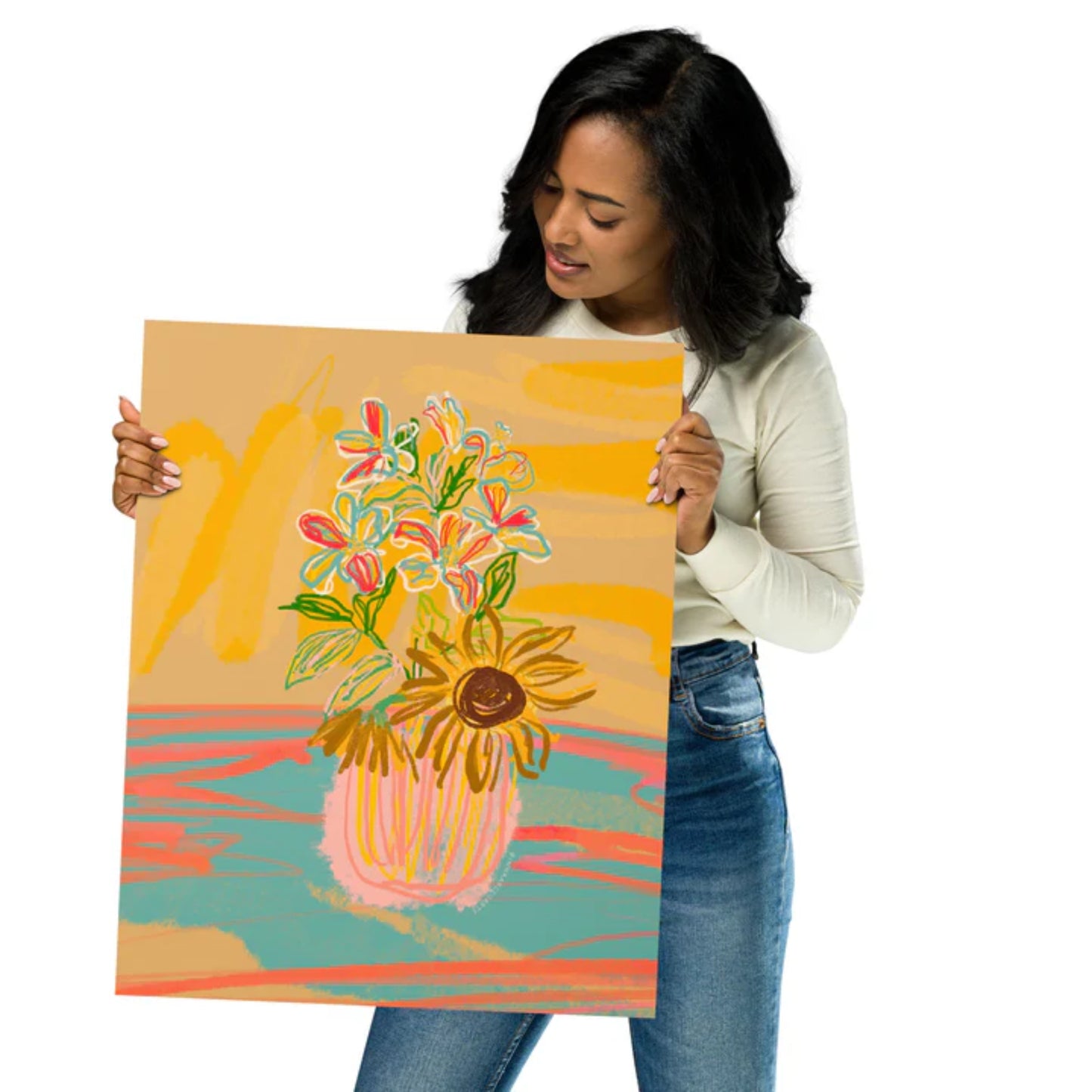 Sampaguita and Sunflower (Limited Print)