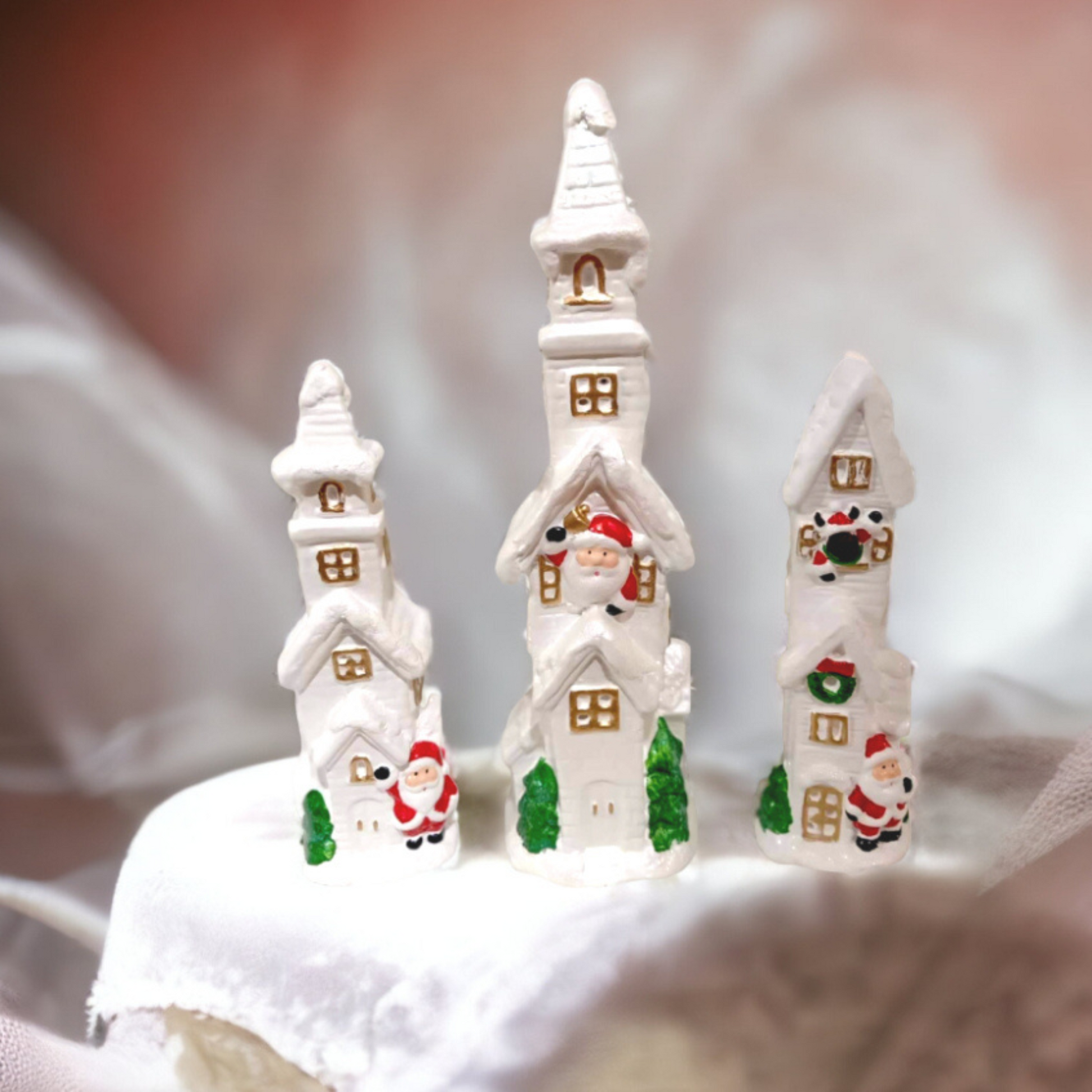 Santas House Tabletop Figurine