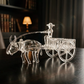 Carabao Cart Glass Figurine