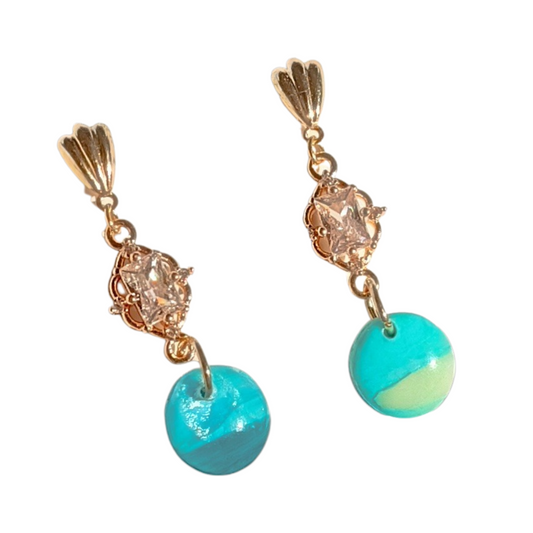 Seashine Clay Earrings;dangle earrings