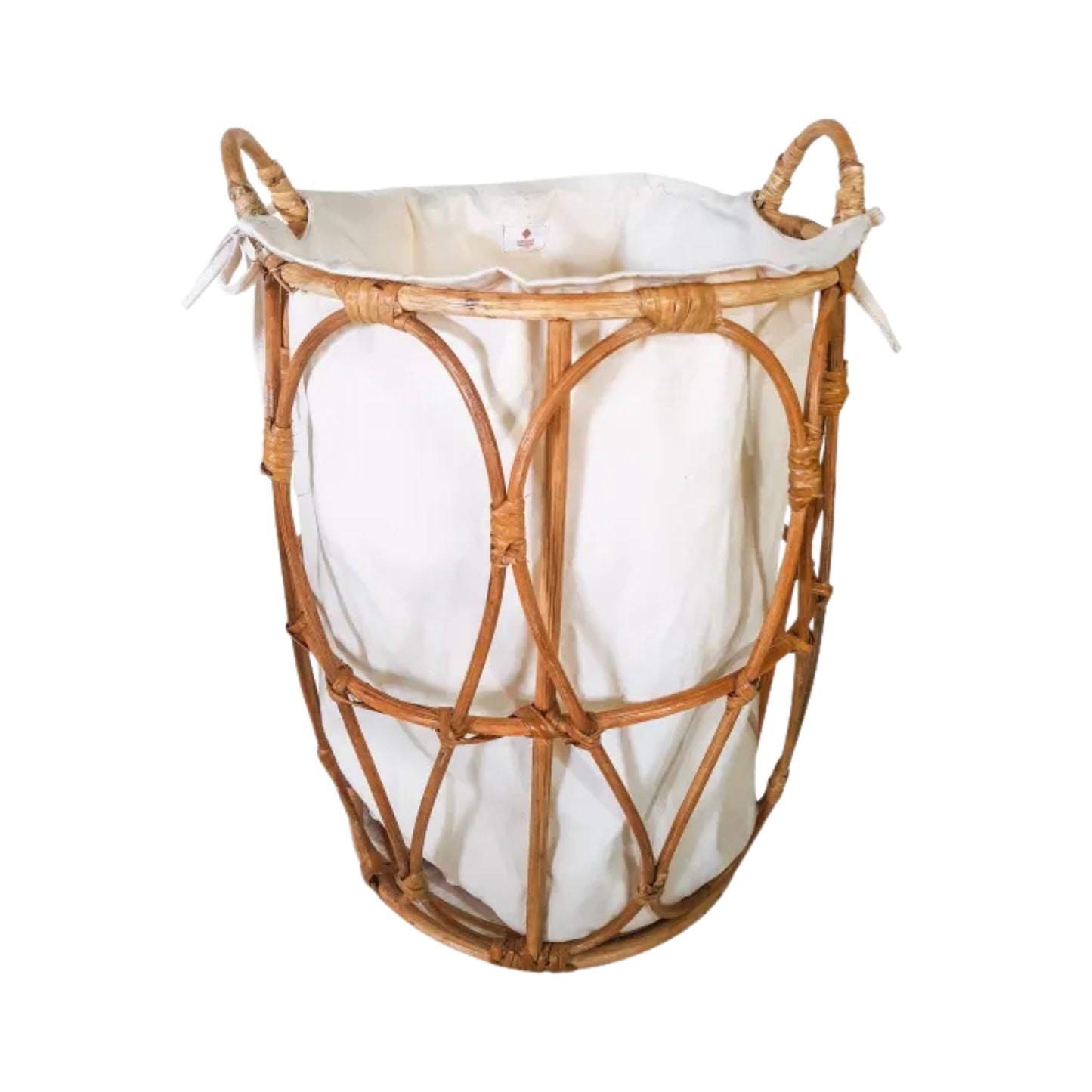 Ilokana Handicrafts Selena Rattan Hamper Laundry Basket