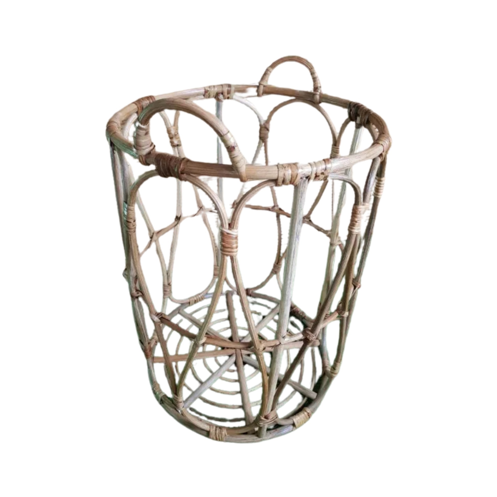 rattan laundry basket 