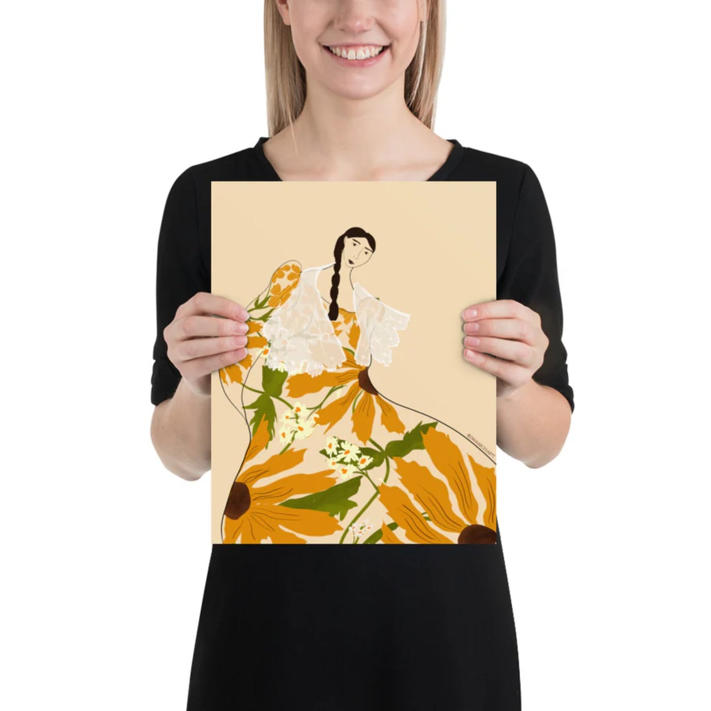 Sunflower Lady (Limited Print)