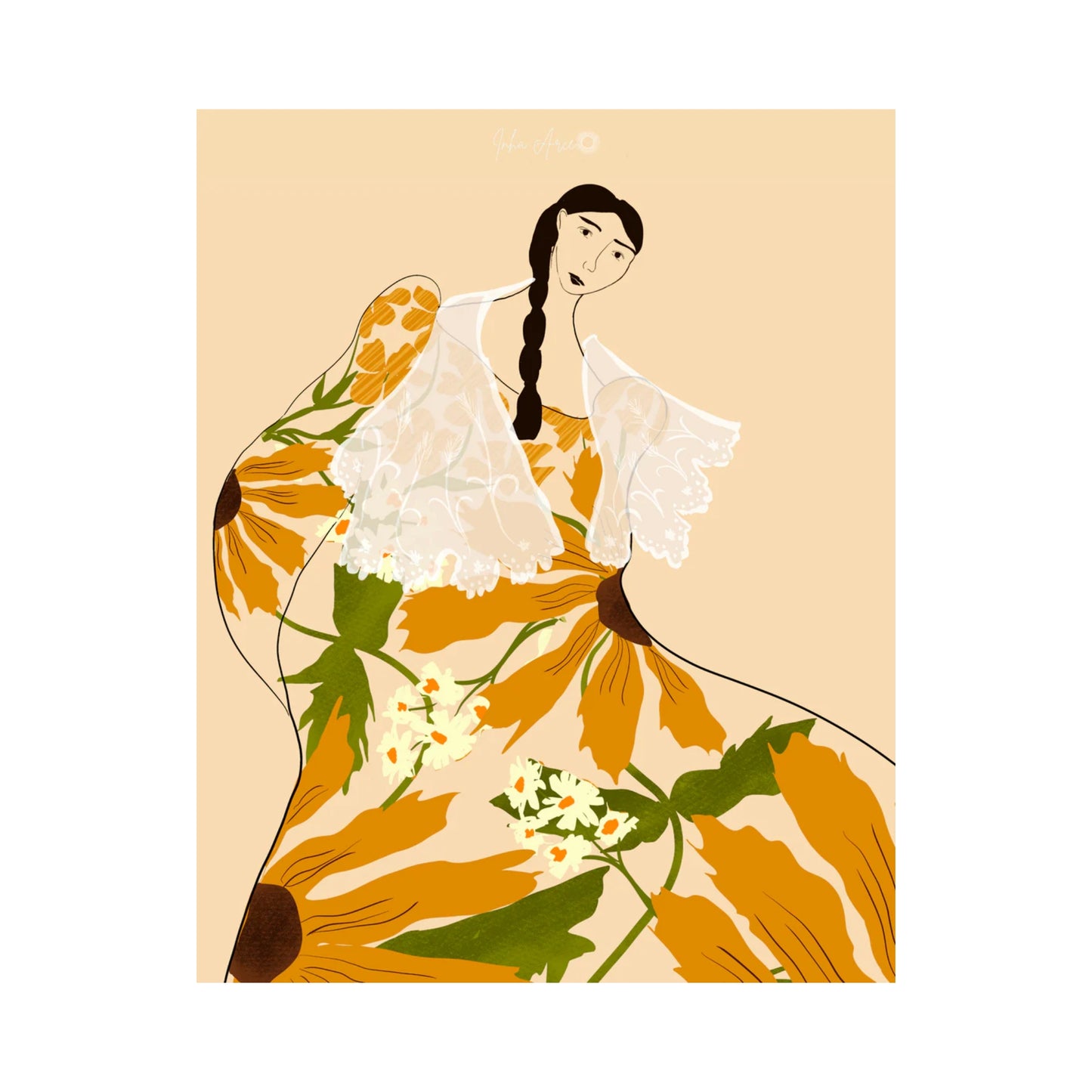 Sunflower Lady (Limited Print)