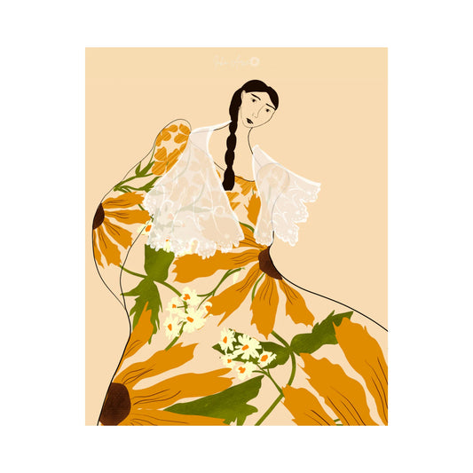Sunflower Lady (Limited Print)